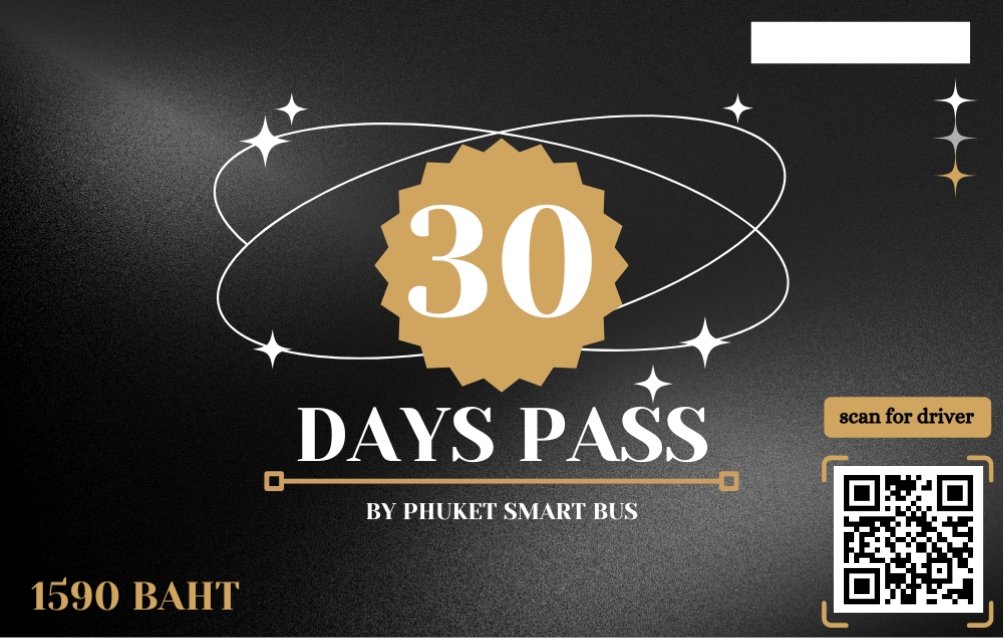 30 Day Pass - Route 2 — Phuket Smart Bus Day Pass